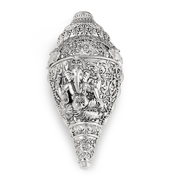 Ganesh Shank Large Silver