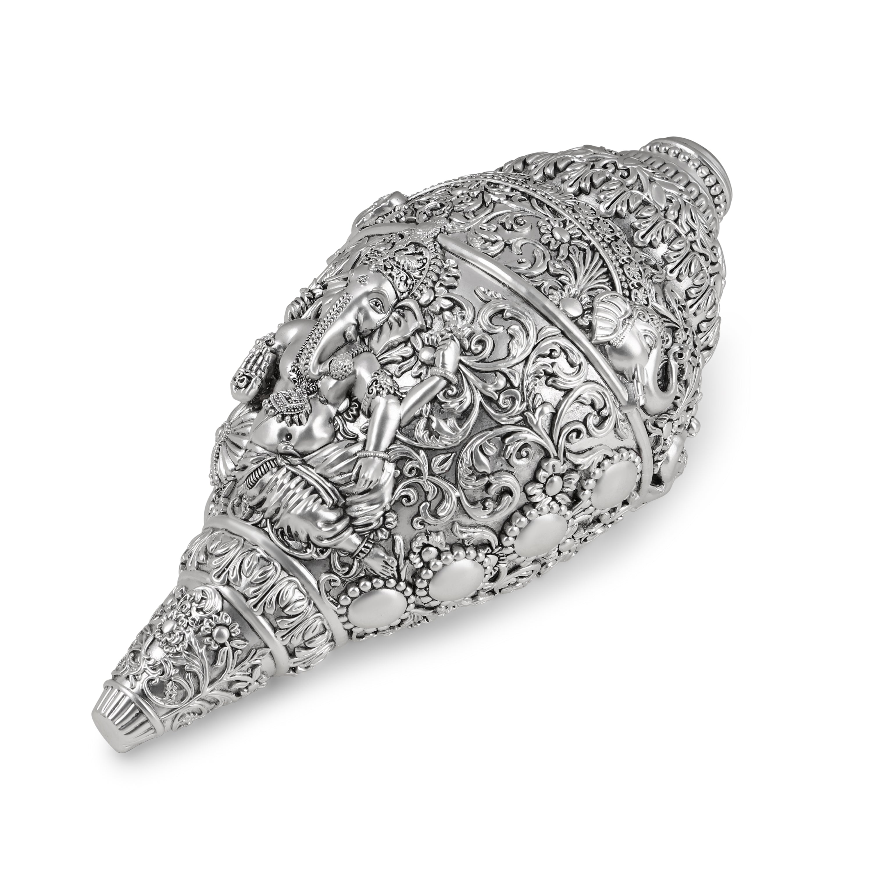 Ganesh Shank Large Silver