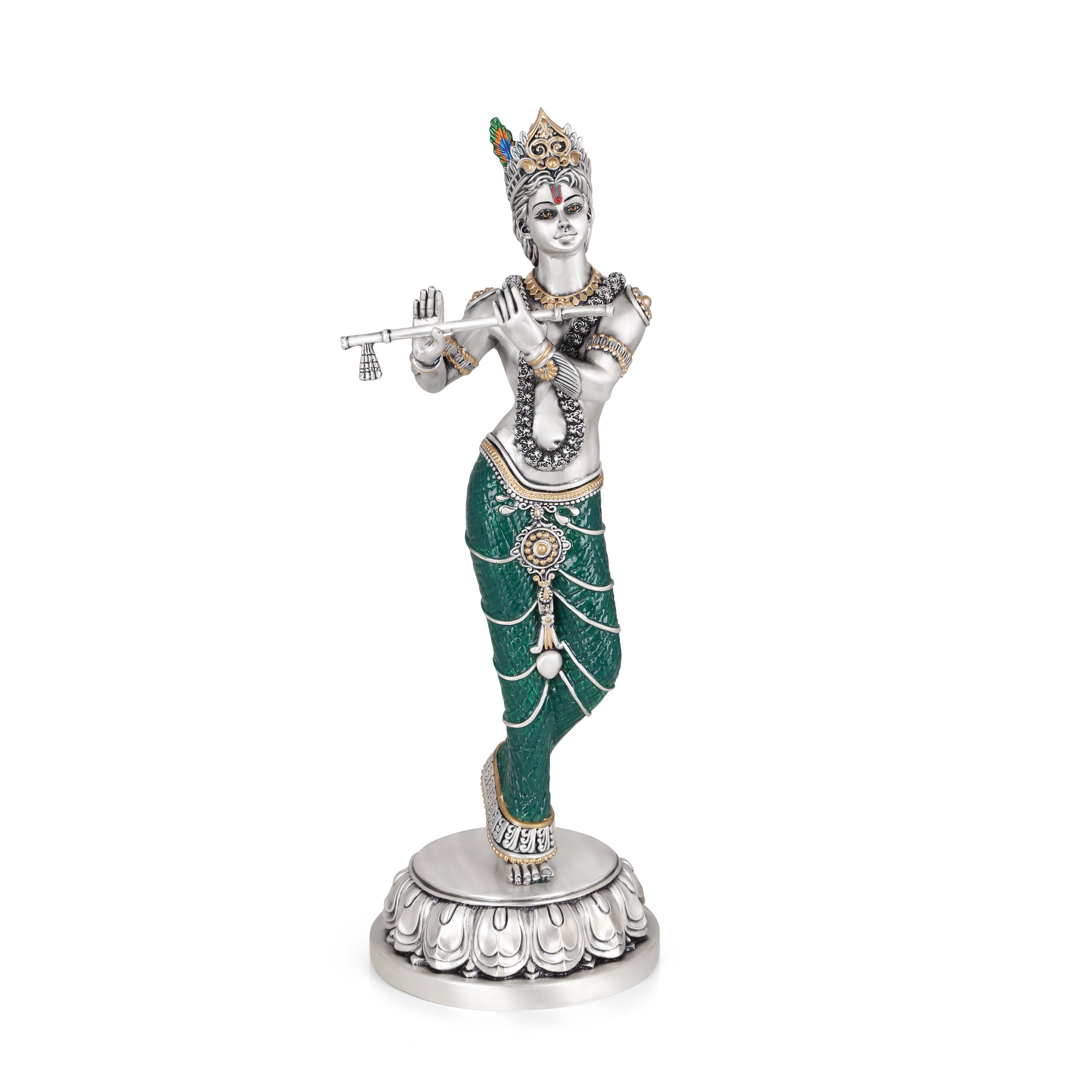 STANDING KRISHNA GREEN