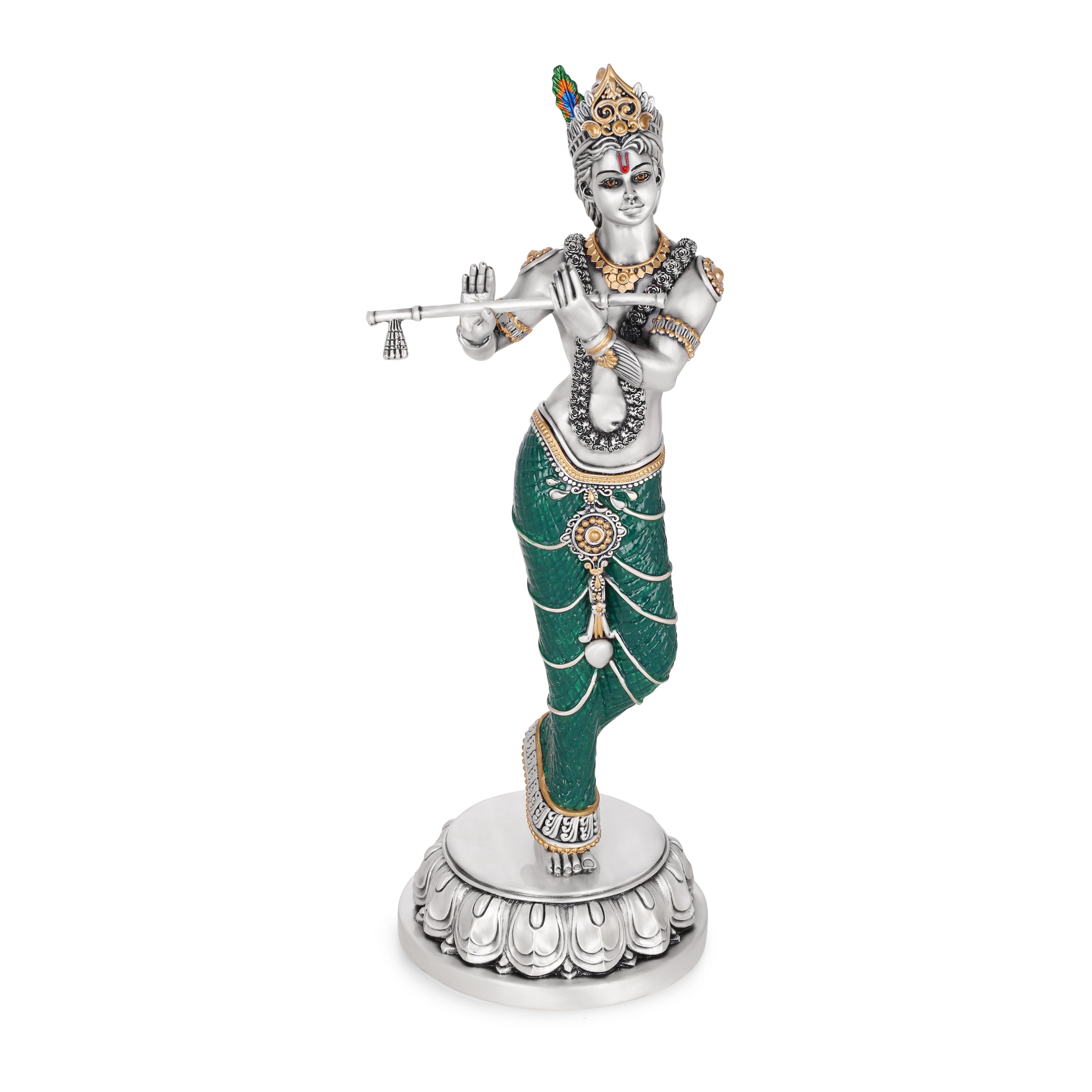 STANDING KRISHNA GREEN
