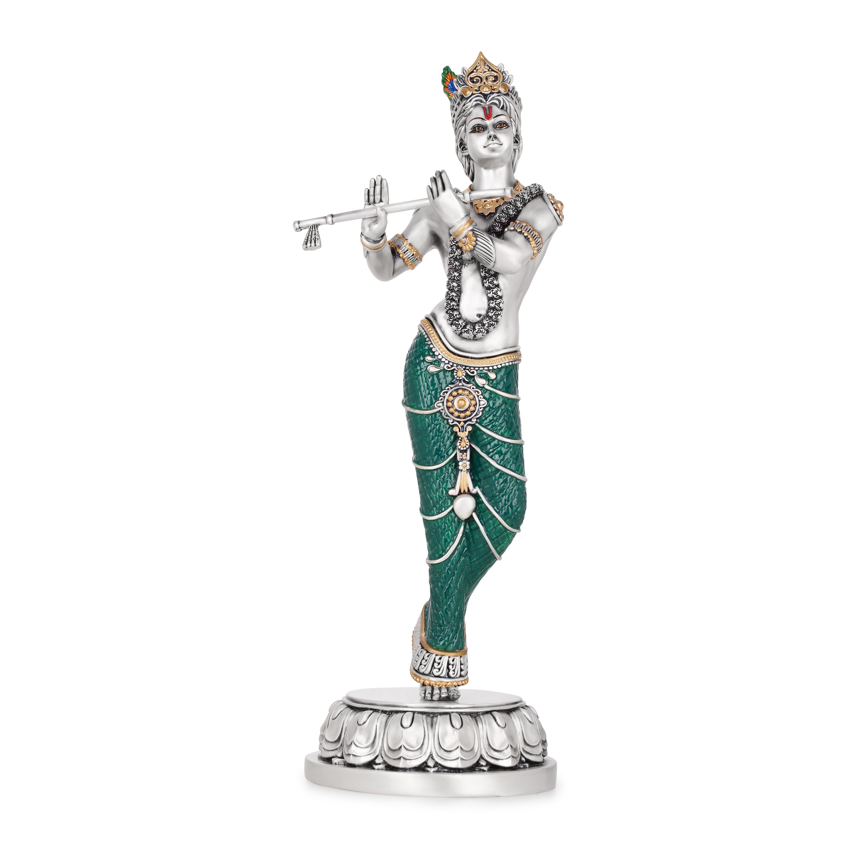 STANDING KRISHNA GREEN