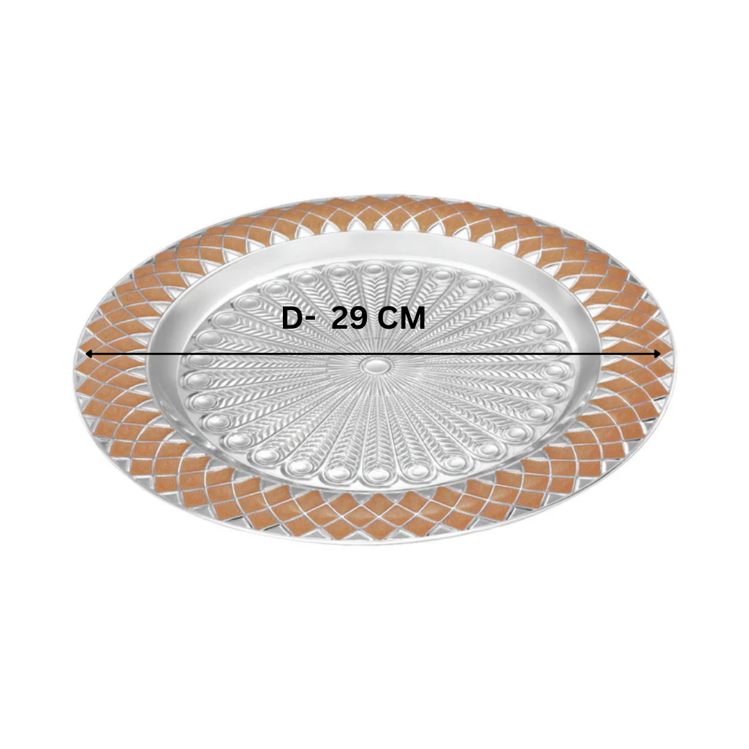 Round Tray - Peach ( D-30 cm)