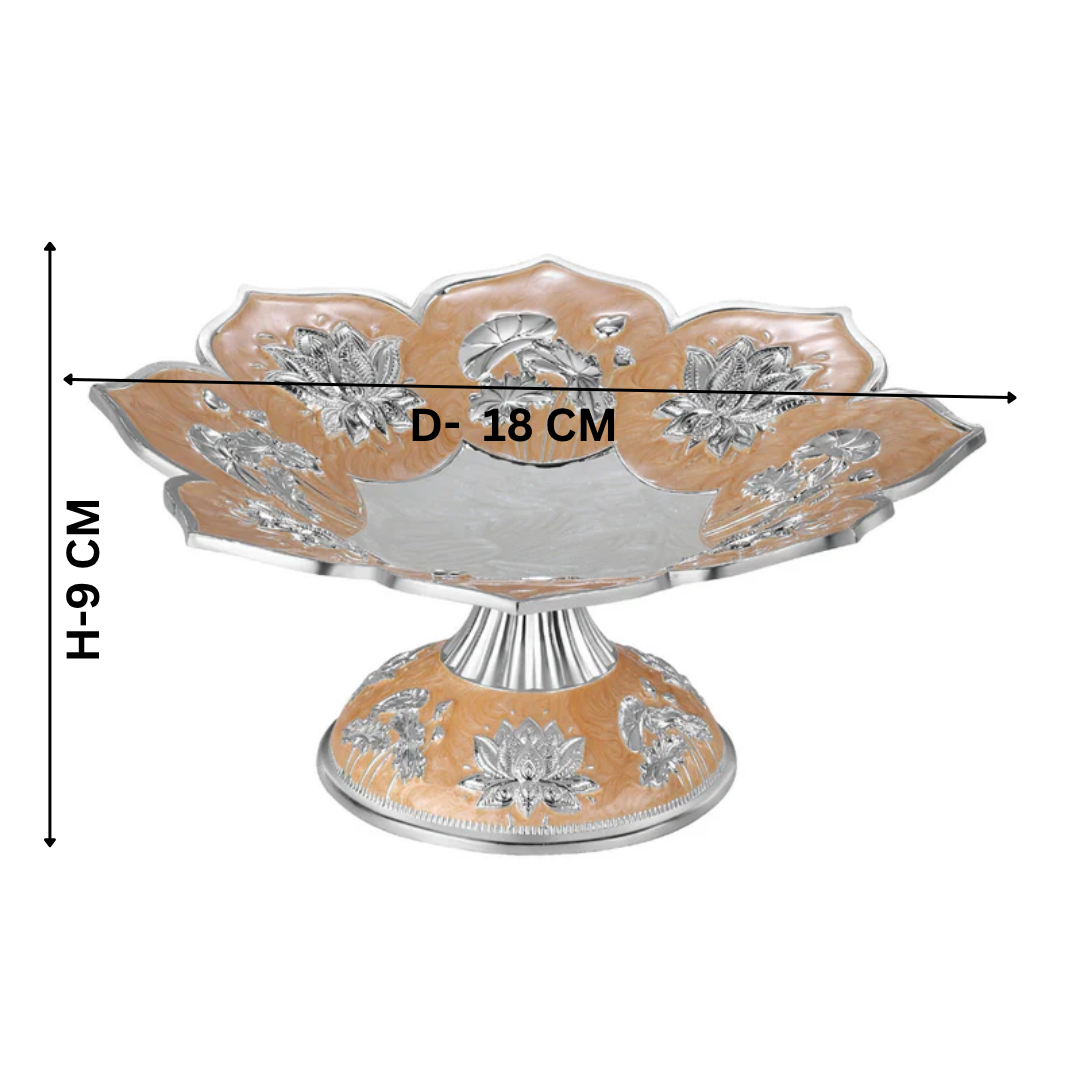 Lotus Galvanic Platter Metal Peach
