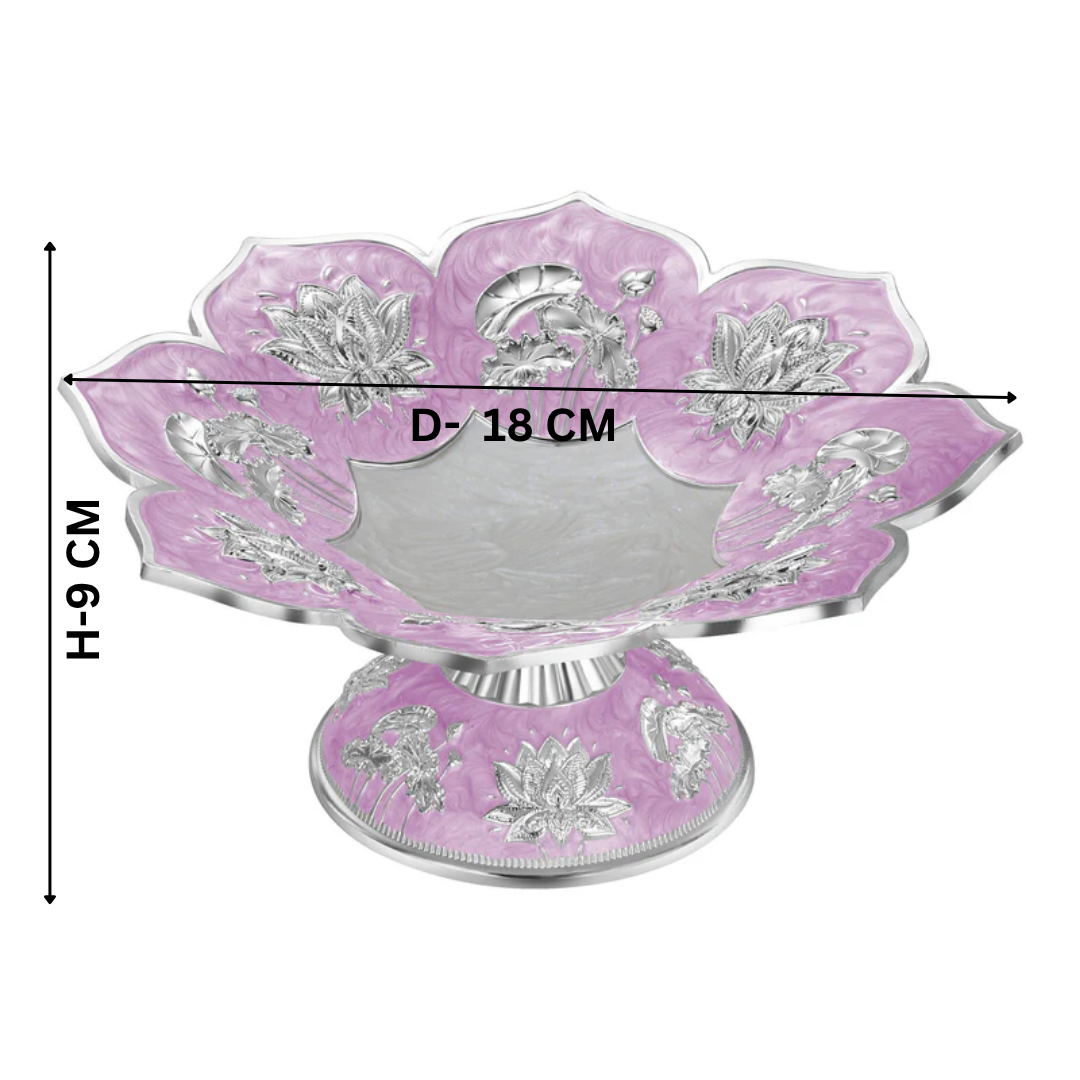 Lotus Galvanic Platter  Metal Lavender
