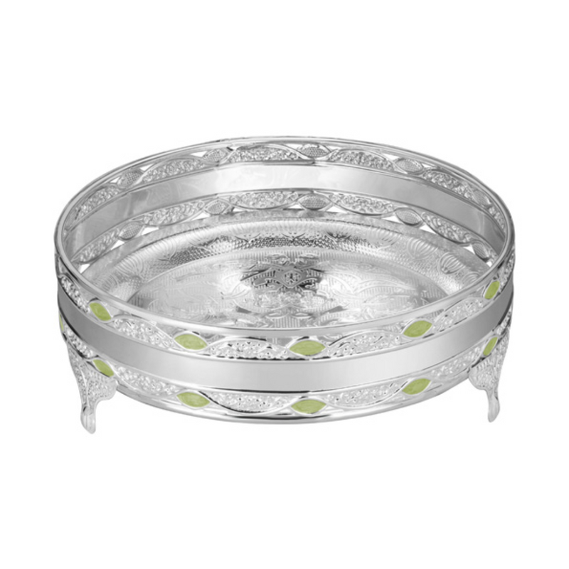 Cutwork Round Tray Small