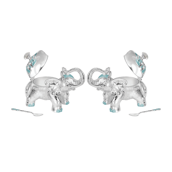 Set of 2 Elephant Sugarpot