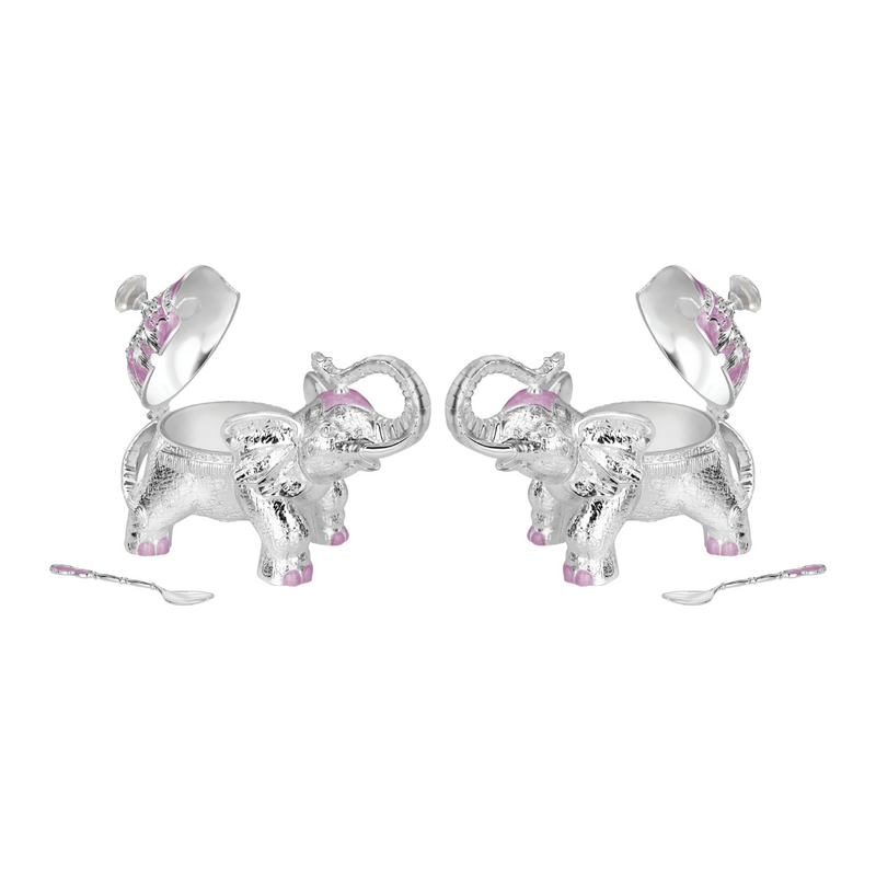 Set of 2 Elephant Sugarpot