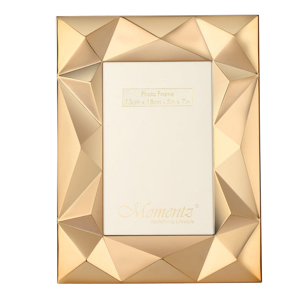 Abstract Photoframe Gold