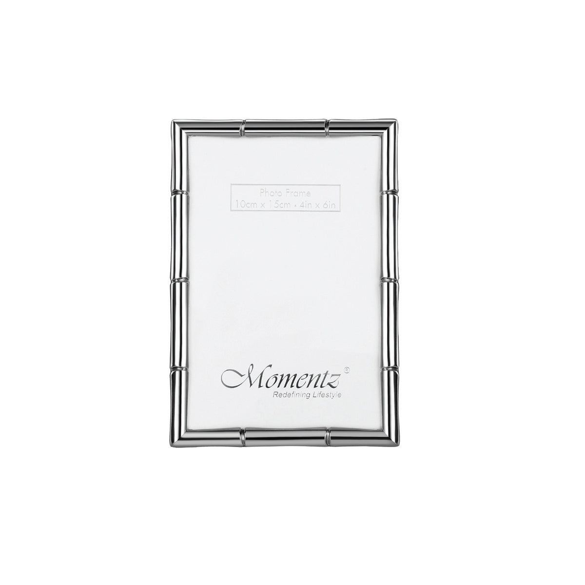 Bamboo Design Photoframe Silver