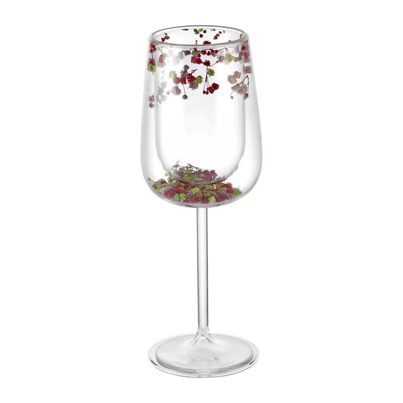 Flower Wine Glass Purple (Set of 6)