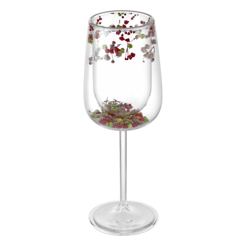 Flower Wine Glass Purple (Set of 6)