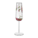 Flower Champagne Glass Purple  (Set of 2)