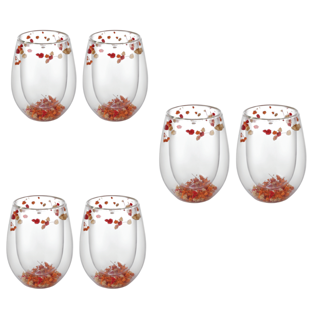 Flower Stemless Glass (Set of 6)