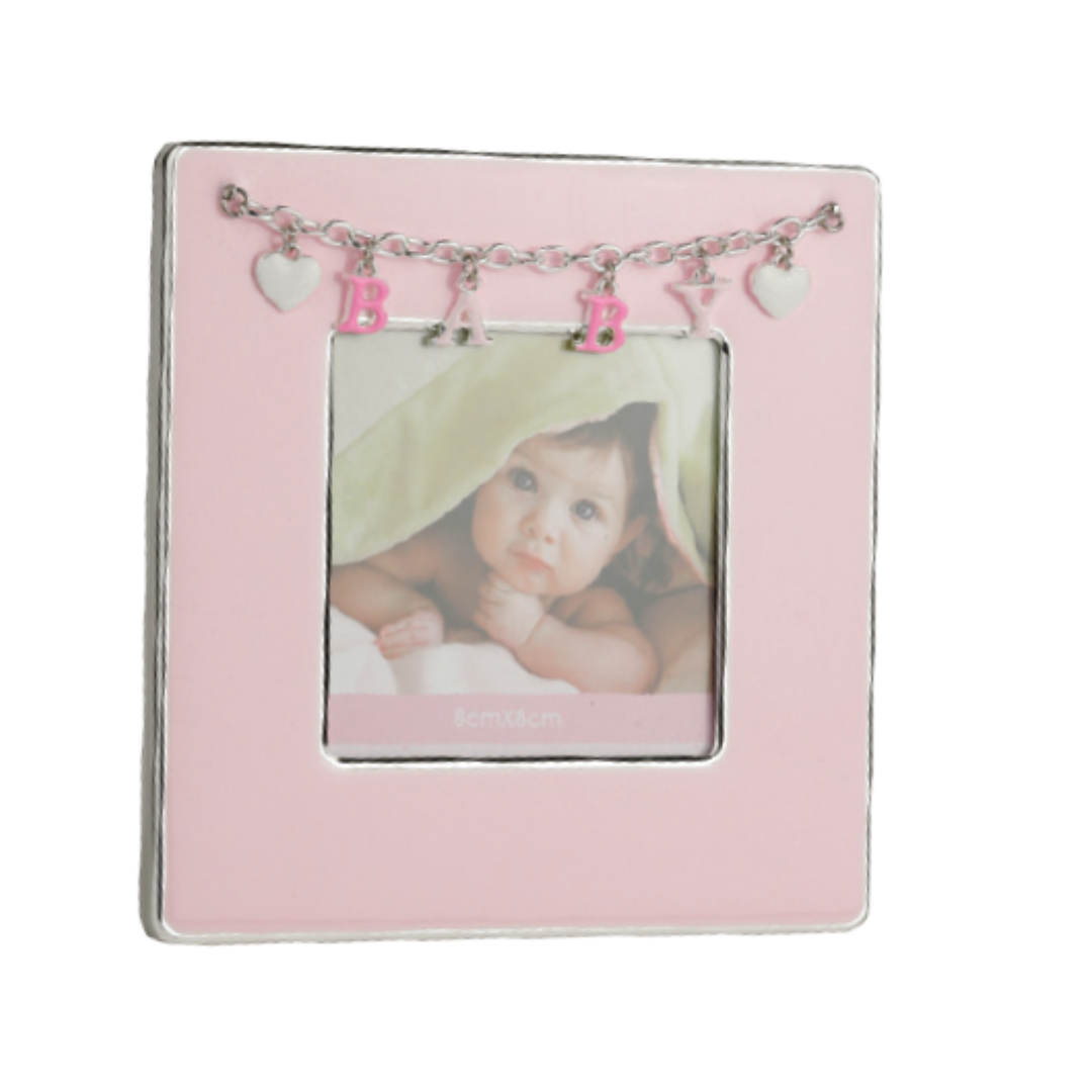 BABY PHOTO FRAME PINK