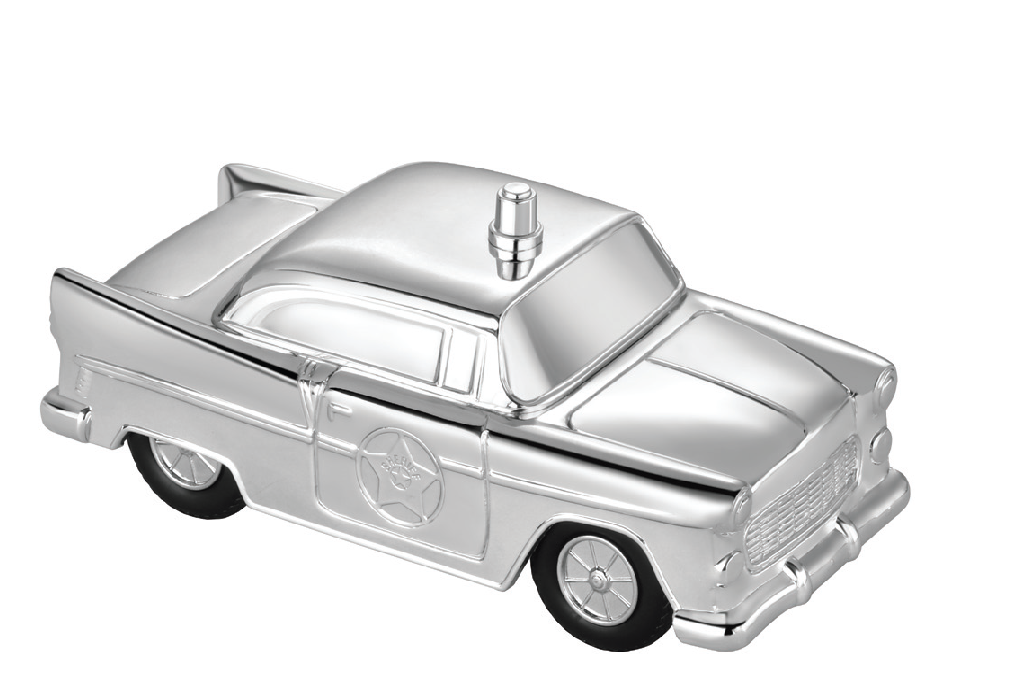 POLICE CAR MONEY BANK SIL.COL.