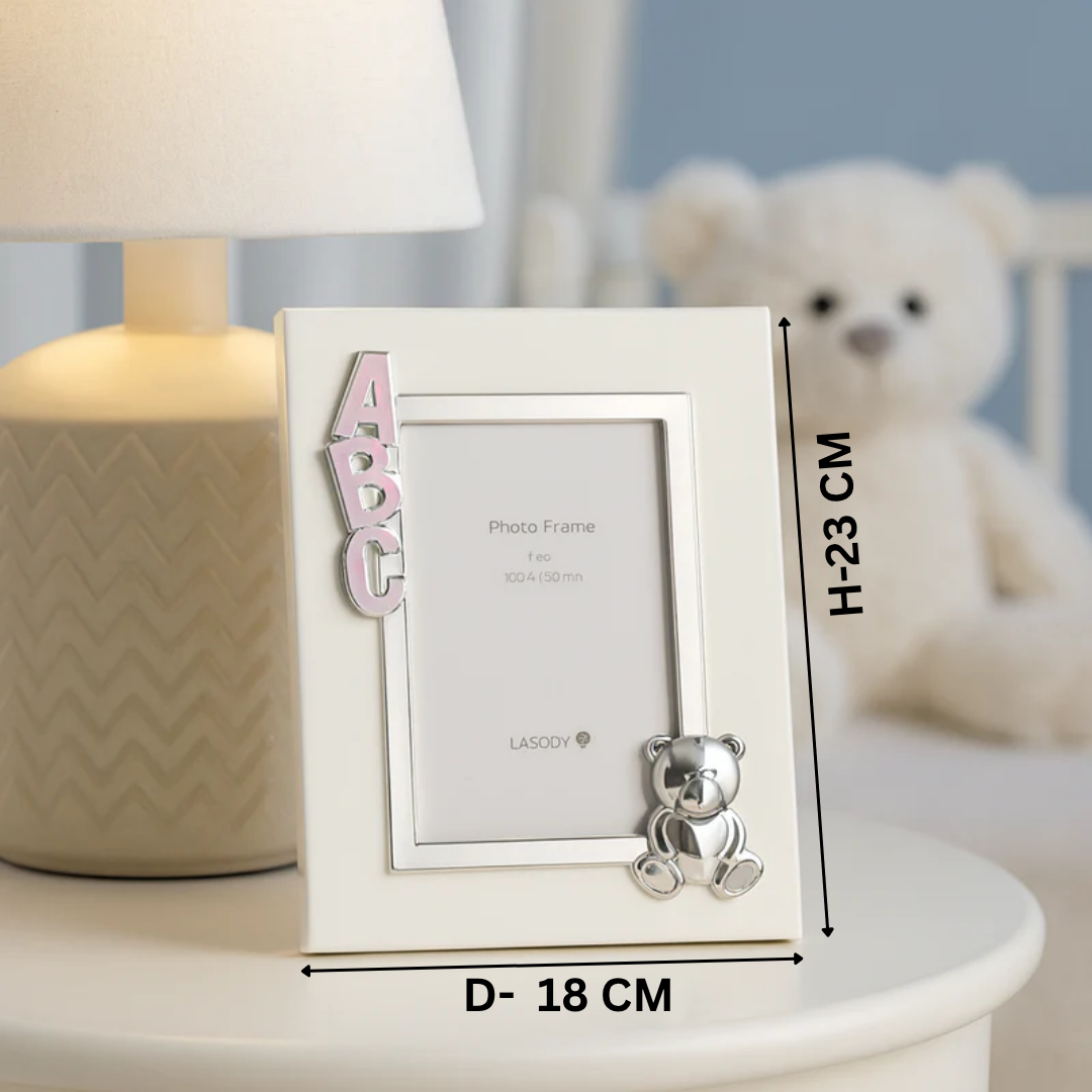 ABC Bear Photoframe PINK