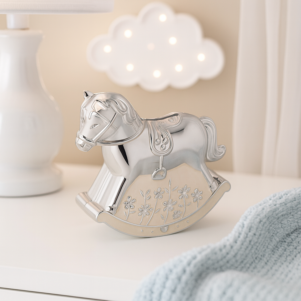 Horse Money Bank Peach