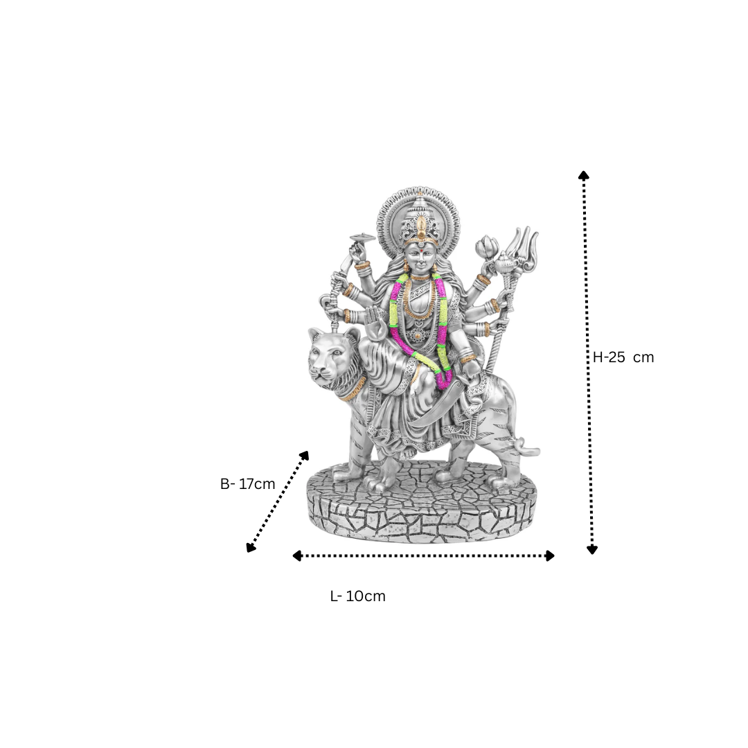 Goddess Durga Idol on Lion