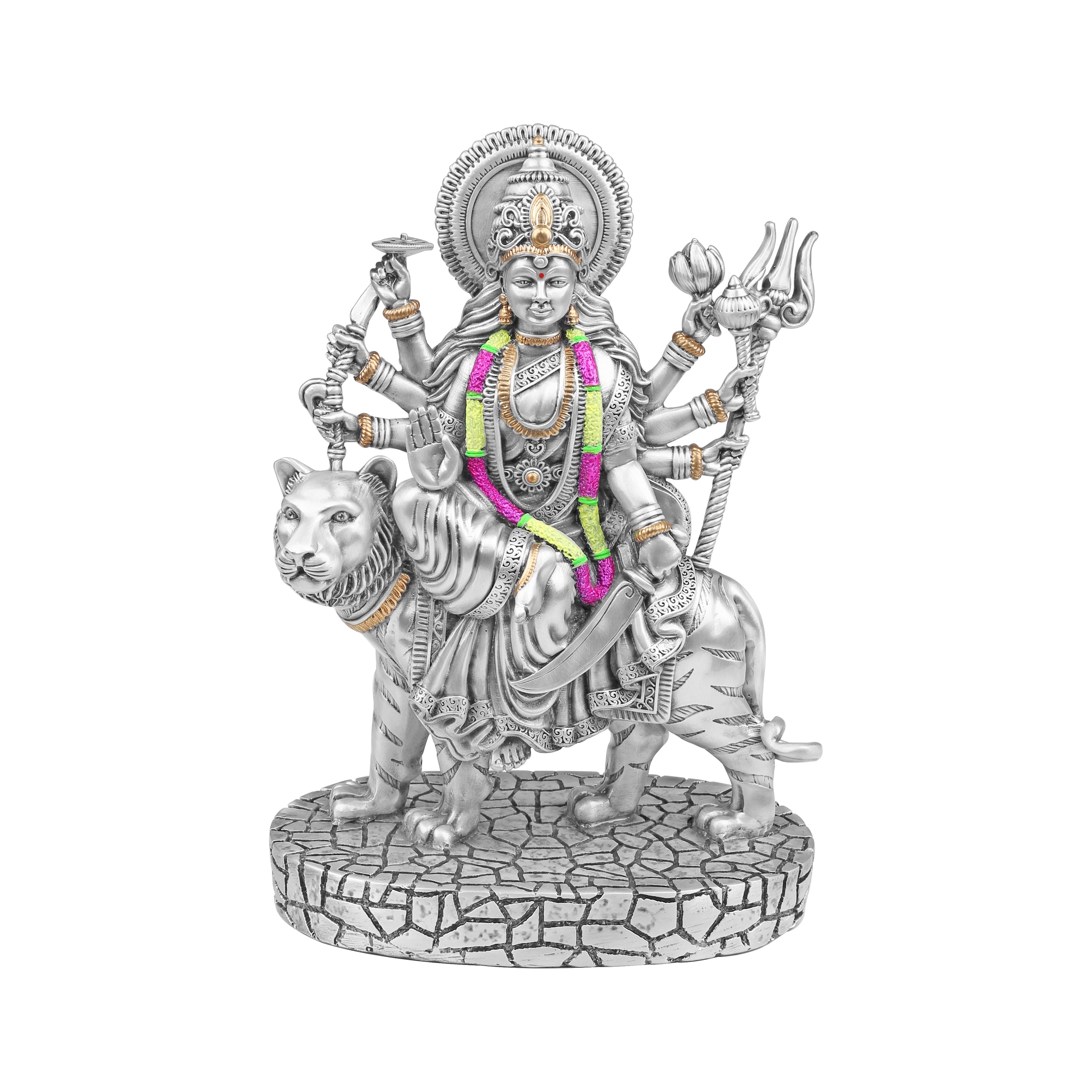 Goddess Durga Idol on Lion