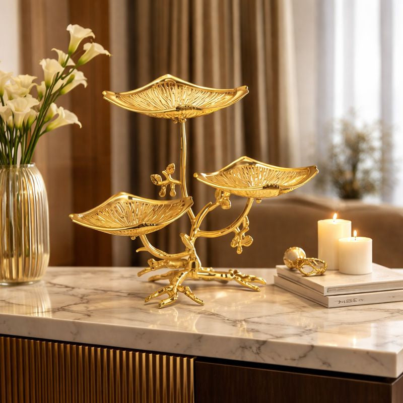 3 pcs Servers Golden