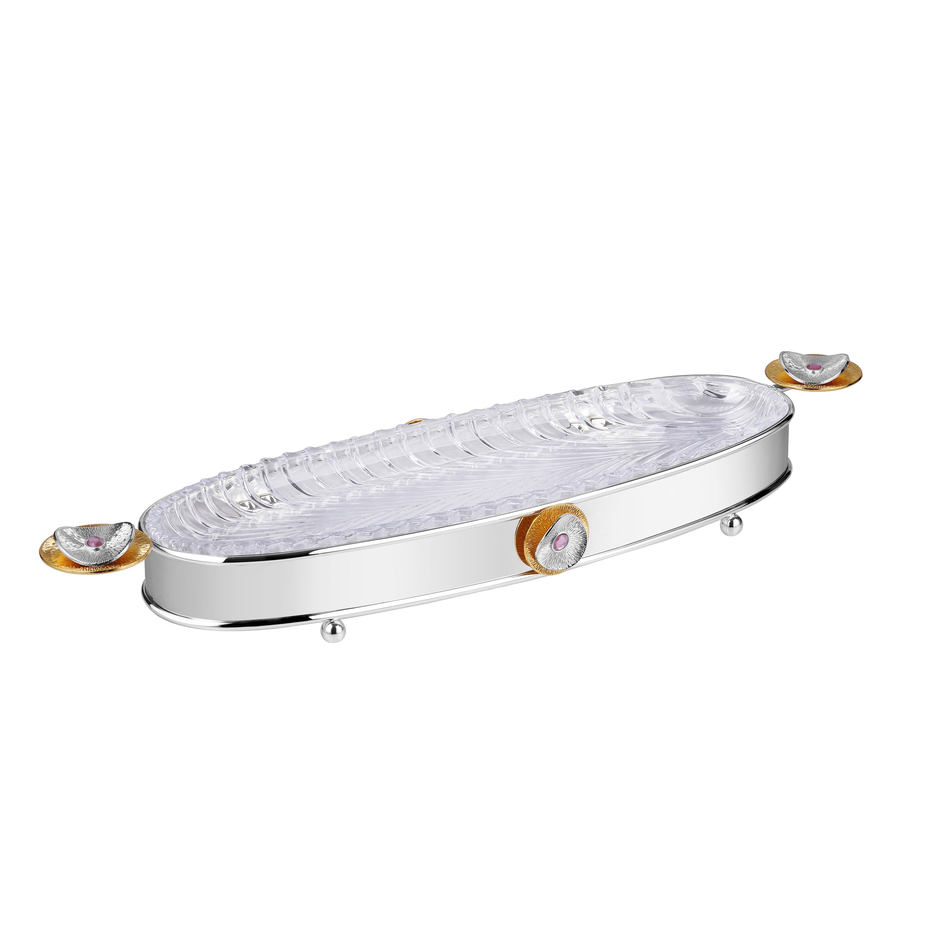 Regal Treasure Elongated Platter Dual Tone