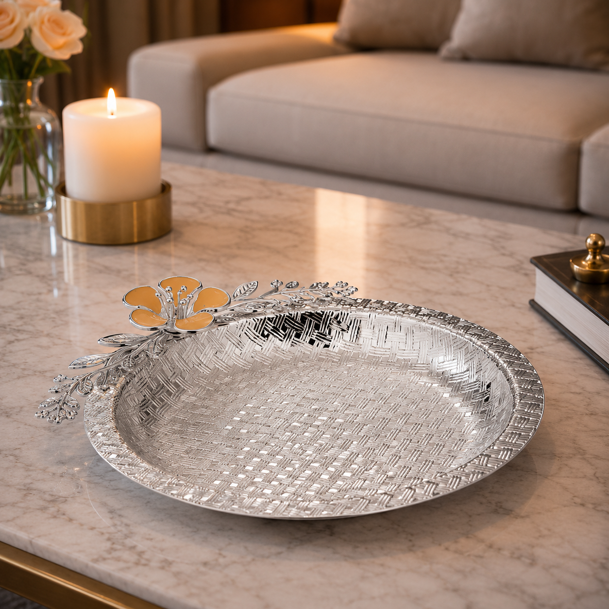 Flower Round Server