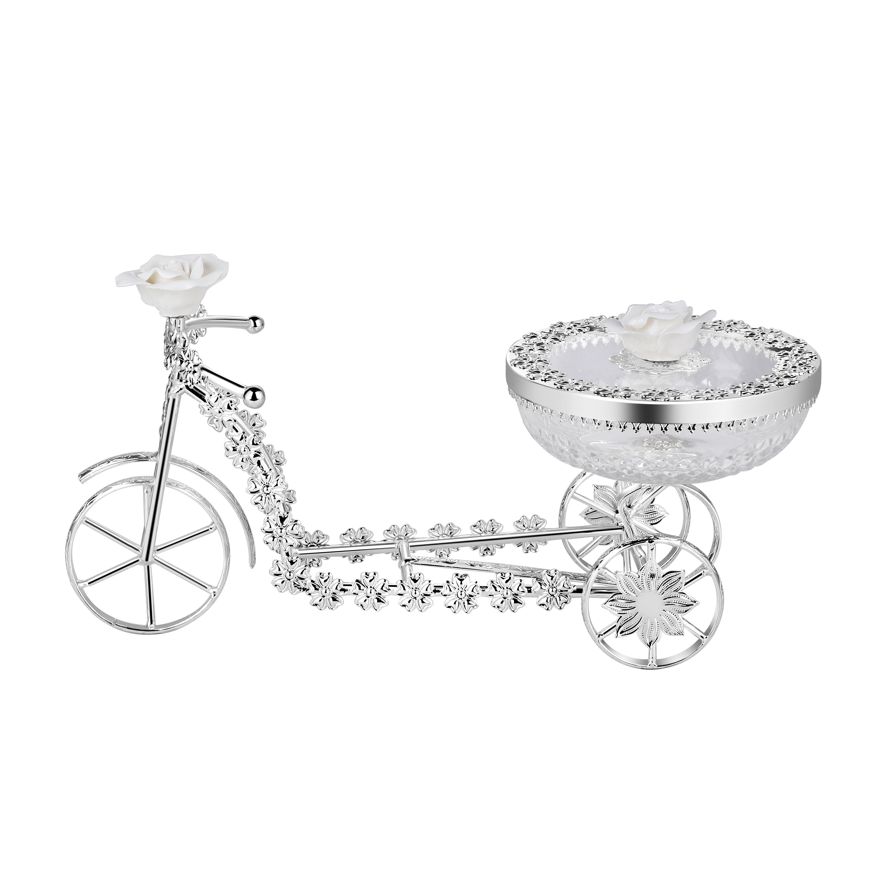 Royal Floral Tricycle Luddu Box White