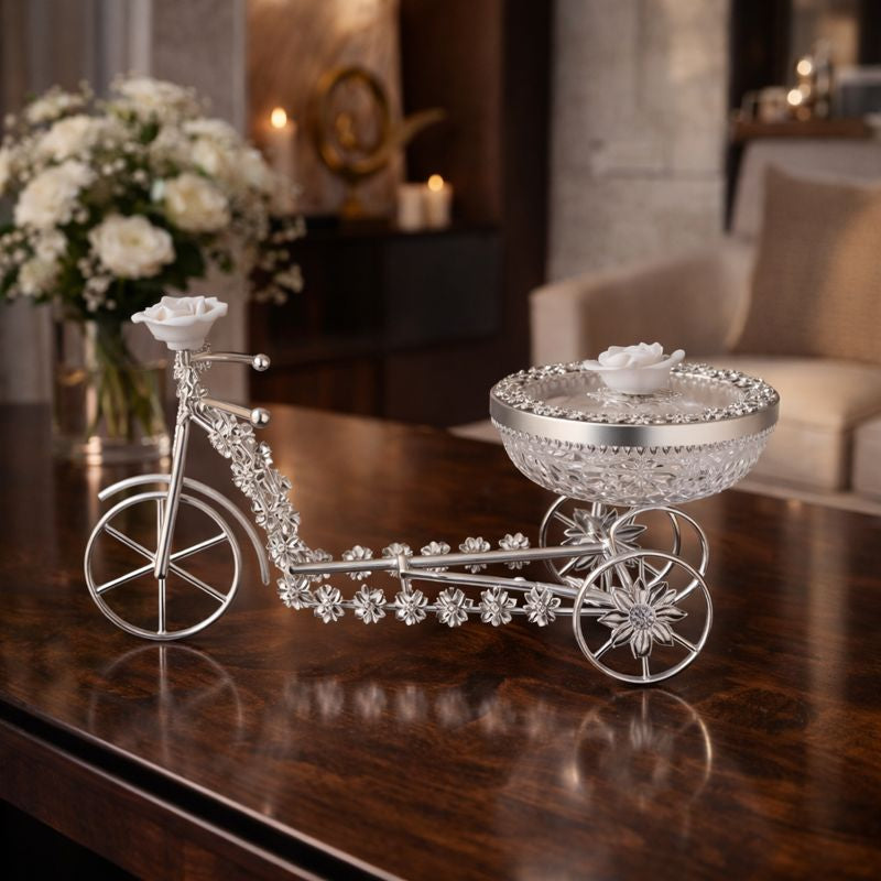 Royal Floral Tricycle Box White