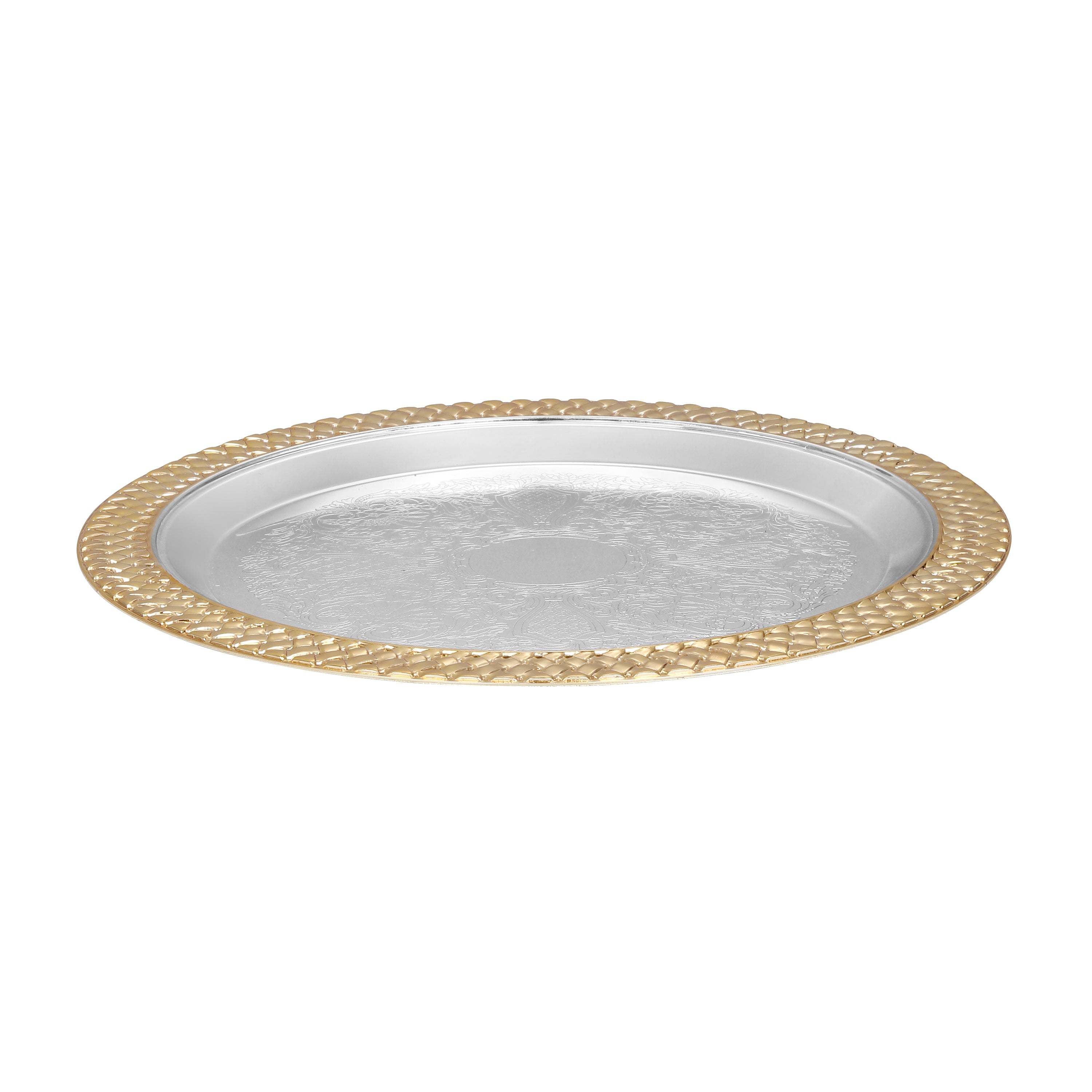Celestial Round Tray Dual Tone Small
