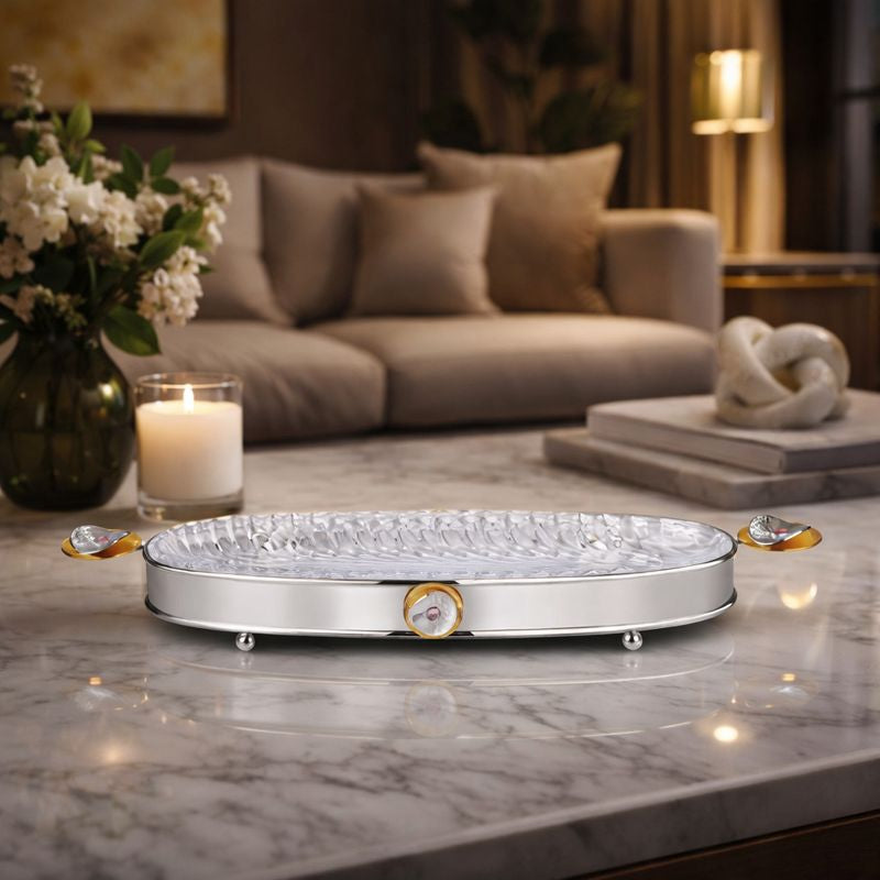 Regal Treasure Elongated Platter Dual Tone