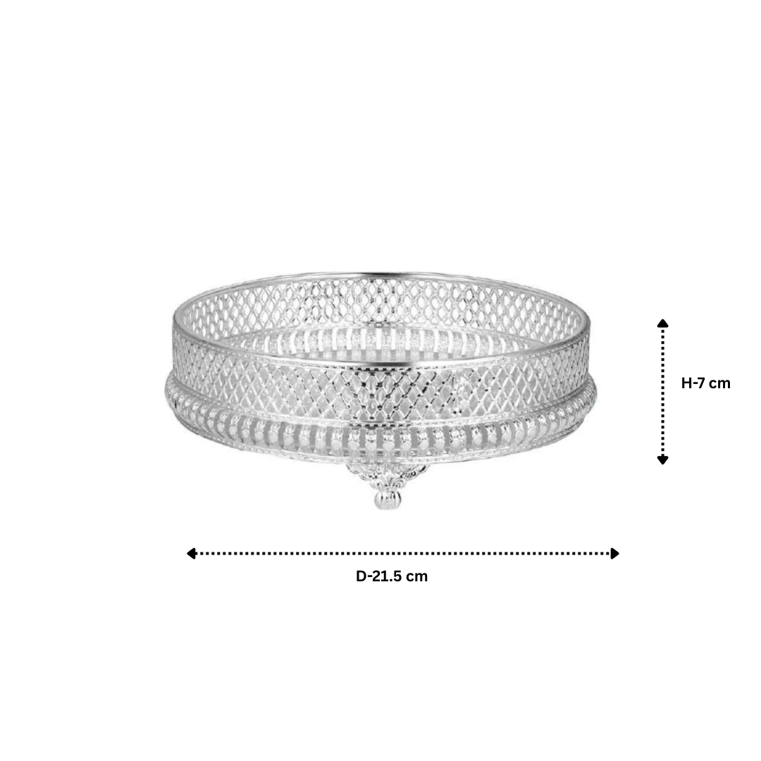 Radiant Round Tray White