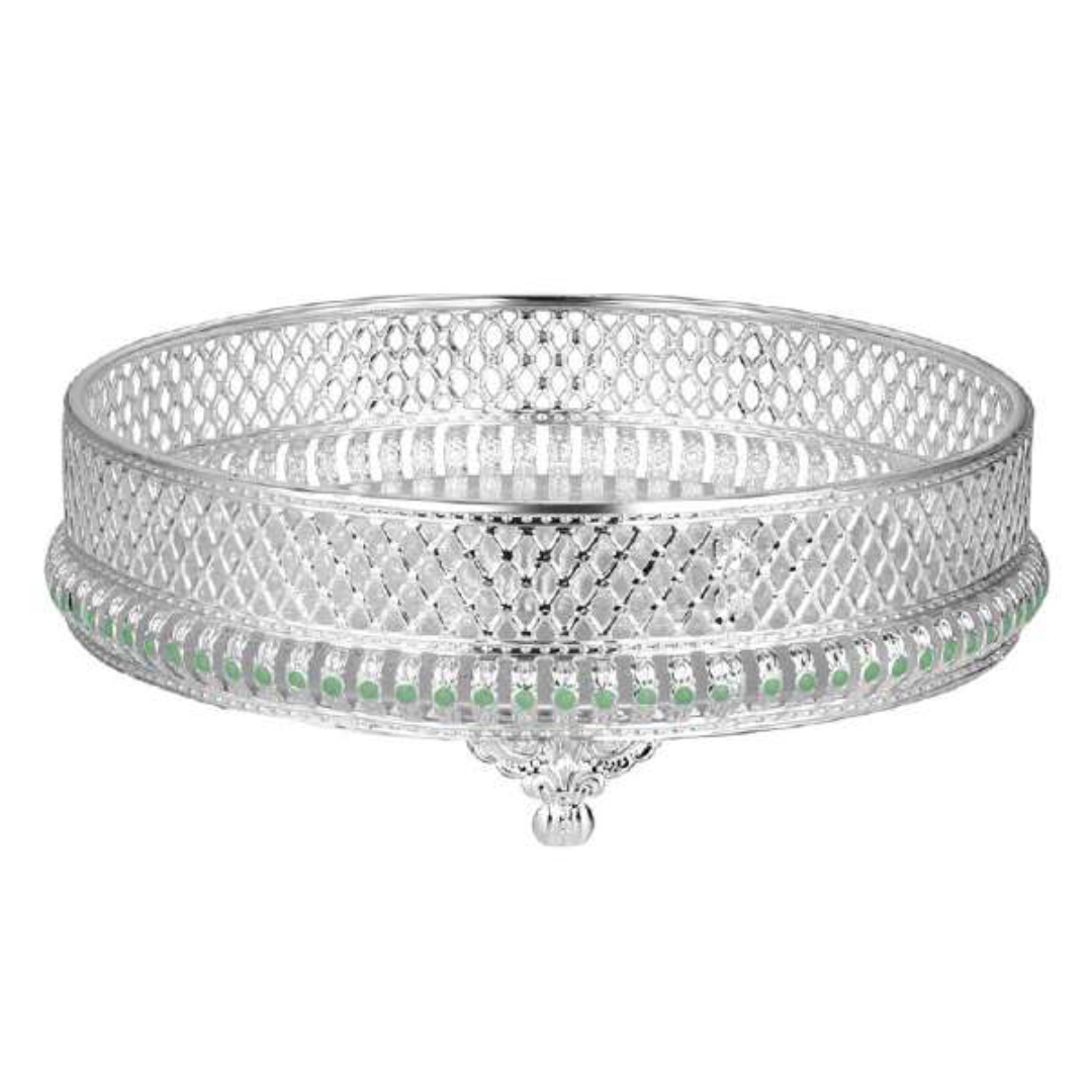 Radiant Round Tray Green