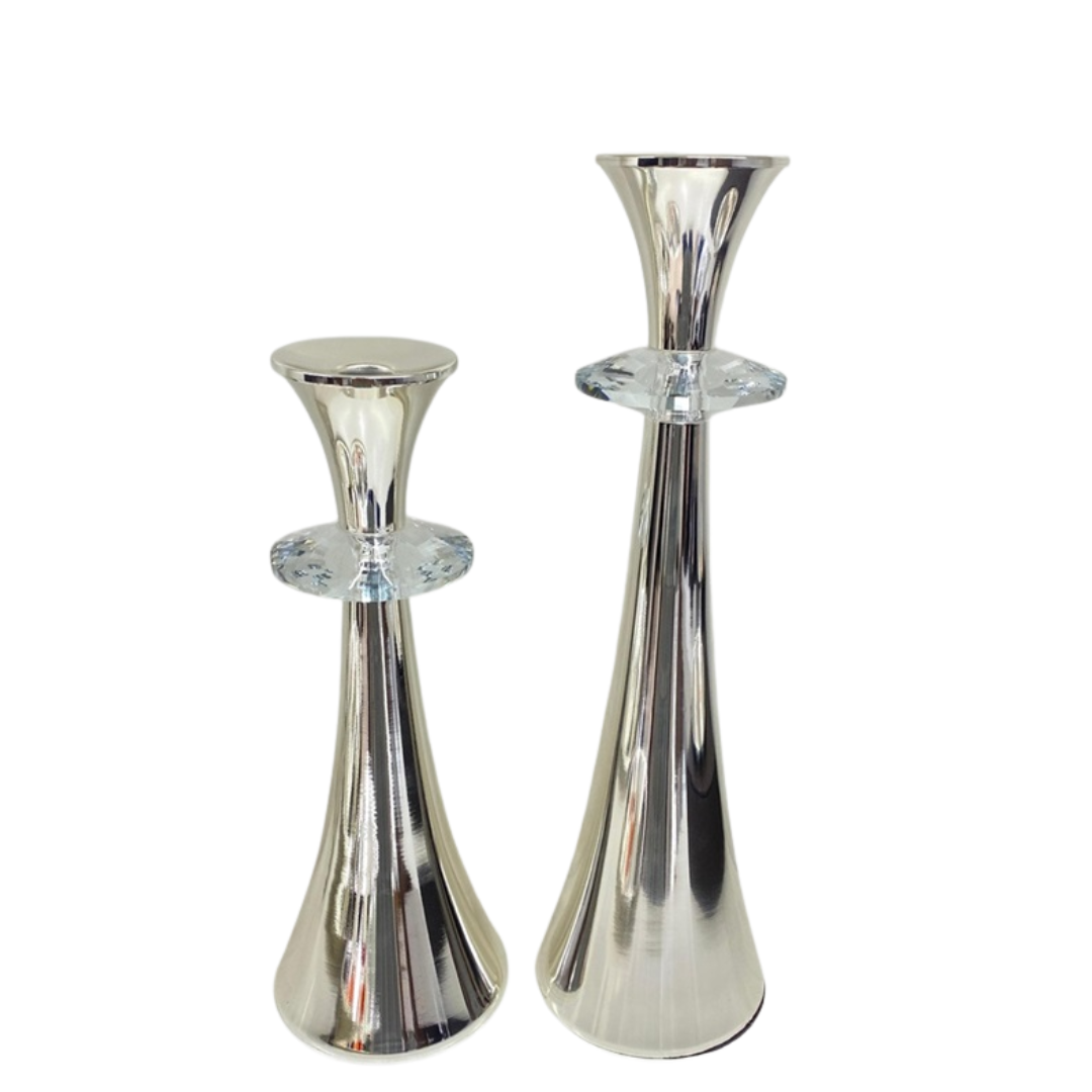 Candle Stand Set Silver