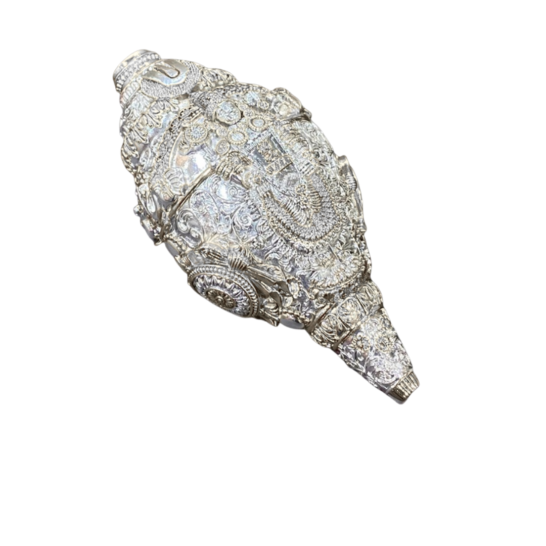 Balaji Shankh 9inch Silver