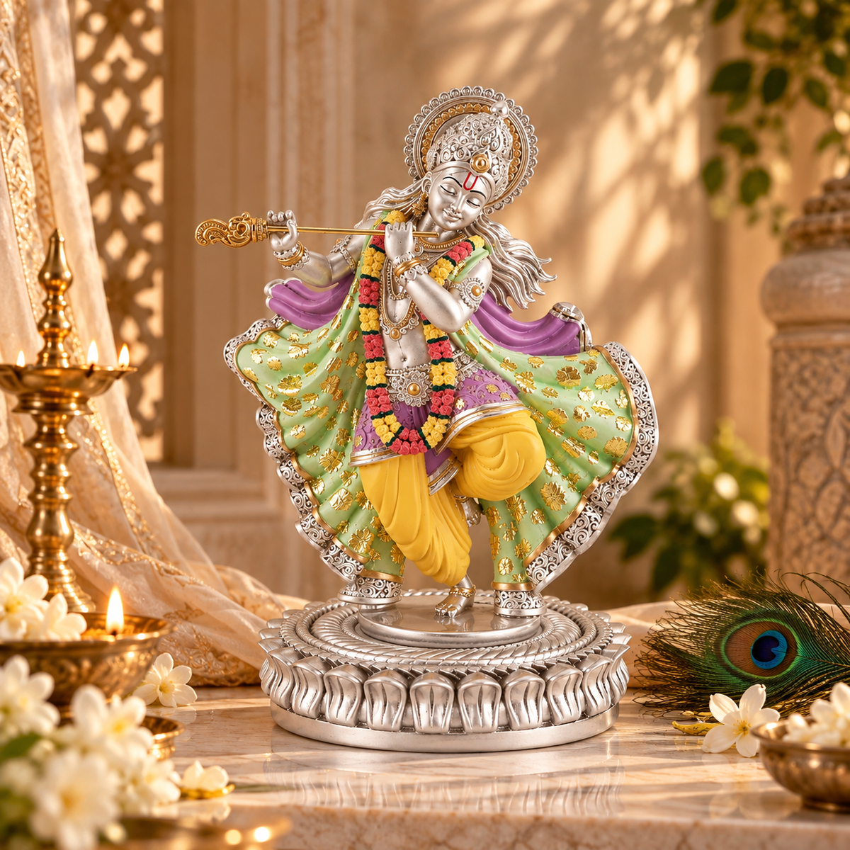 Dancing Krishna Color