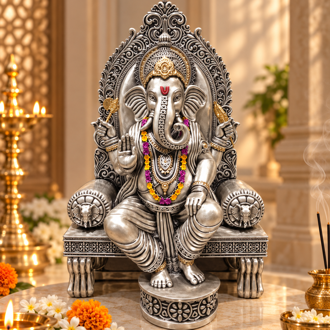 Padma Singhasan Ganesh