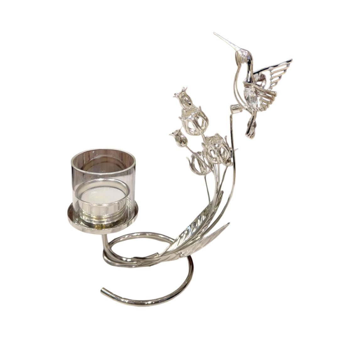 Serenity bird tealight holder- clear