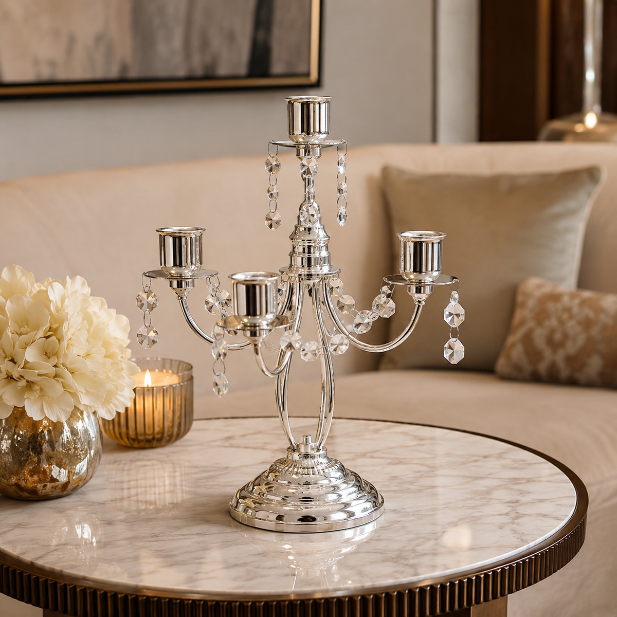 4 in 1 Swarovski candle holder