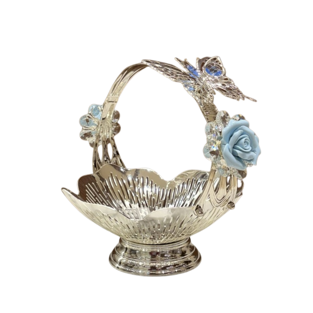 Classic 2 Flower Butterfly Basket