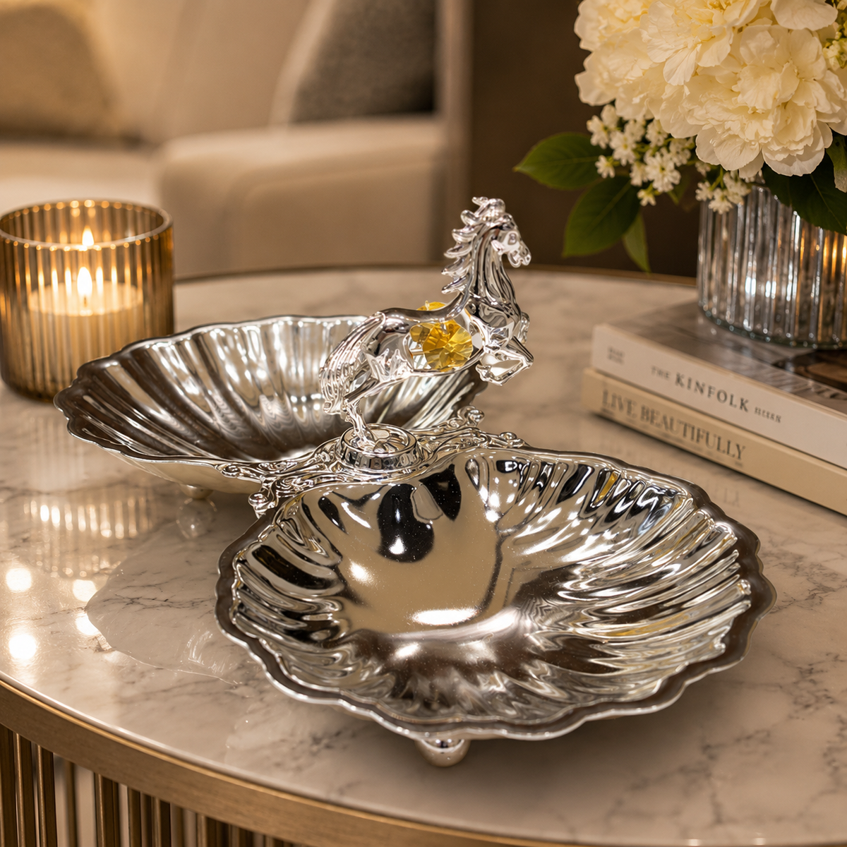 Horse Swarovski With 2 Serving