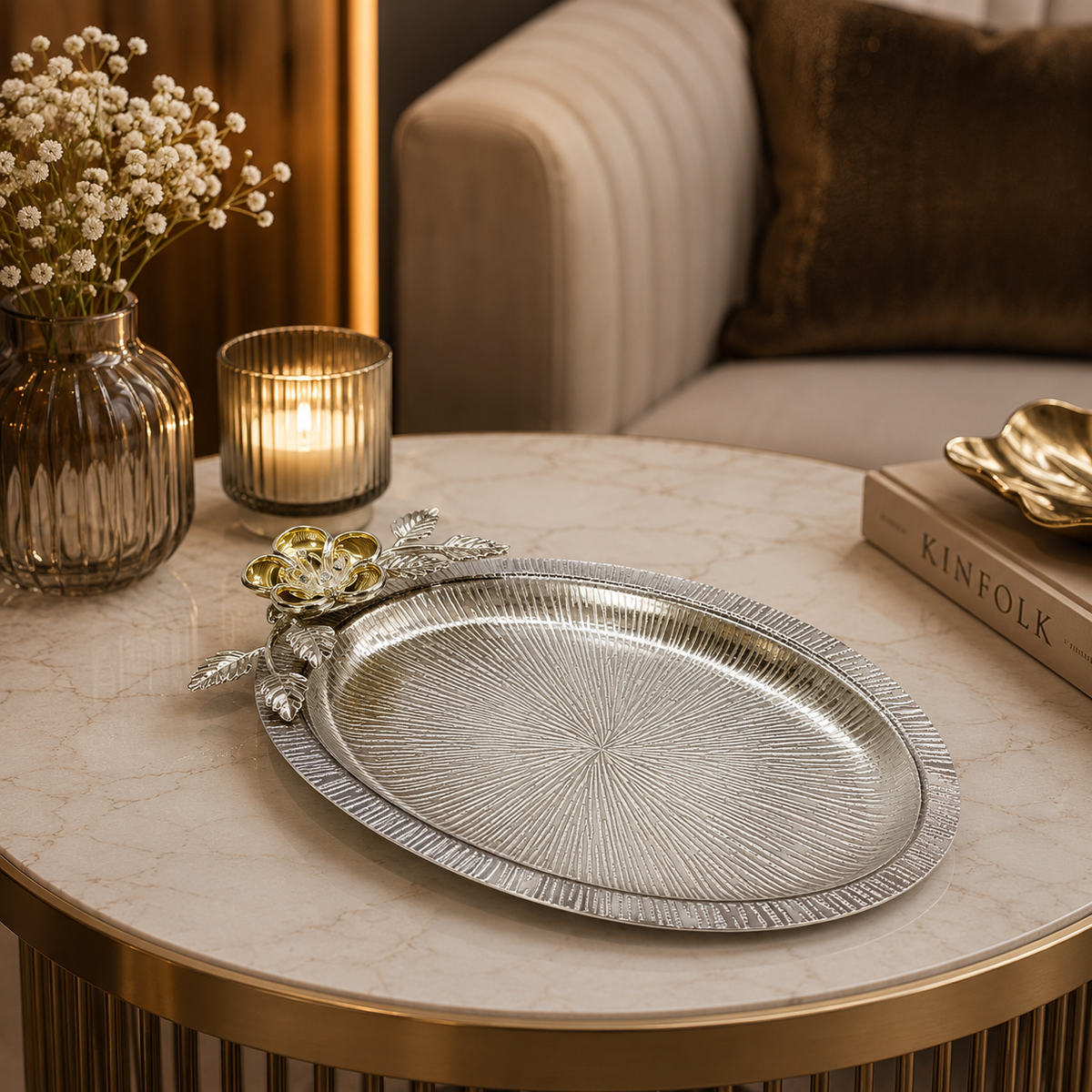Oval Flower Tray