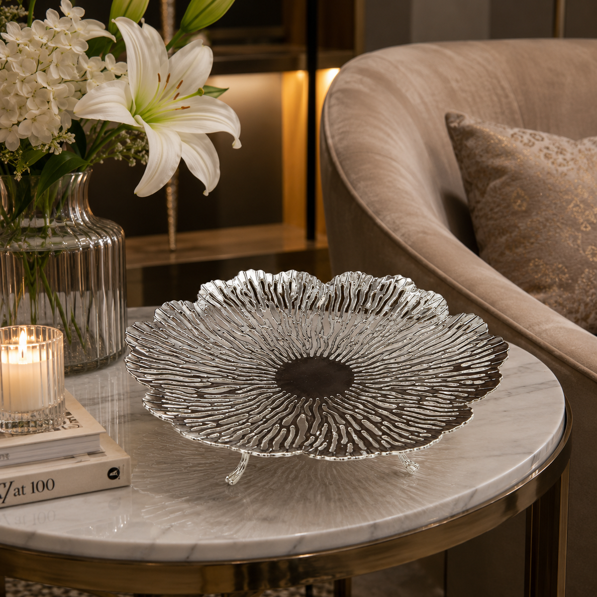 New Classic Round Tray With Stand