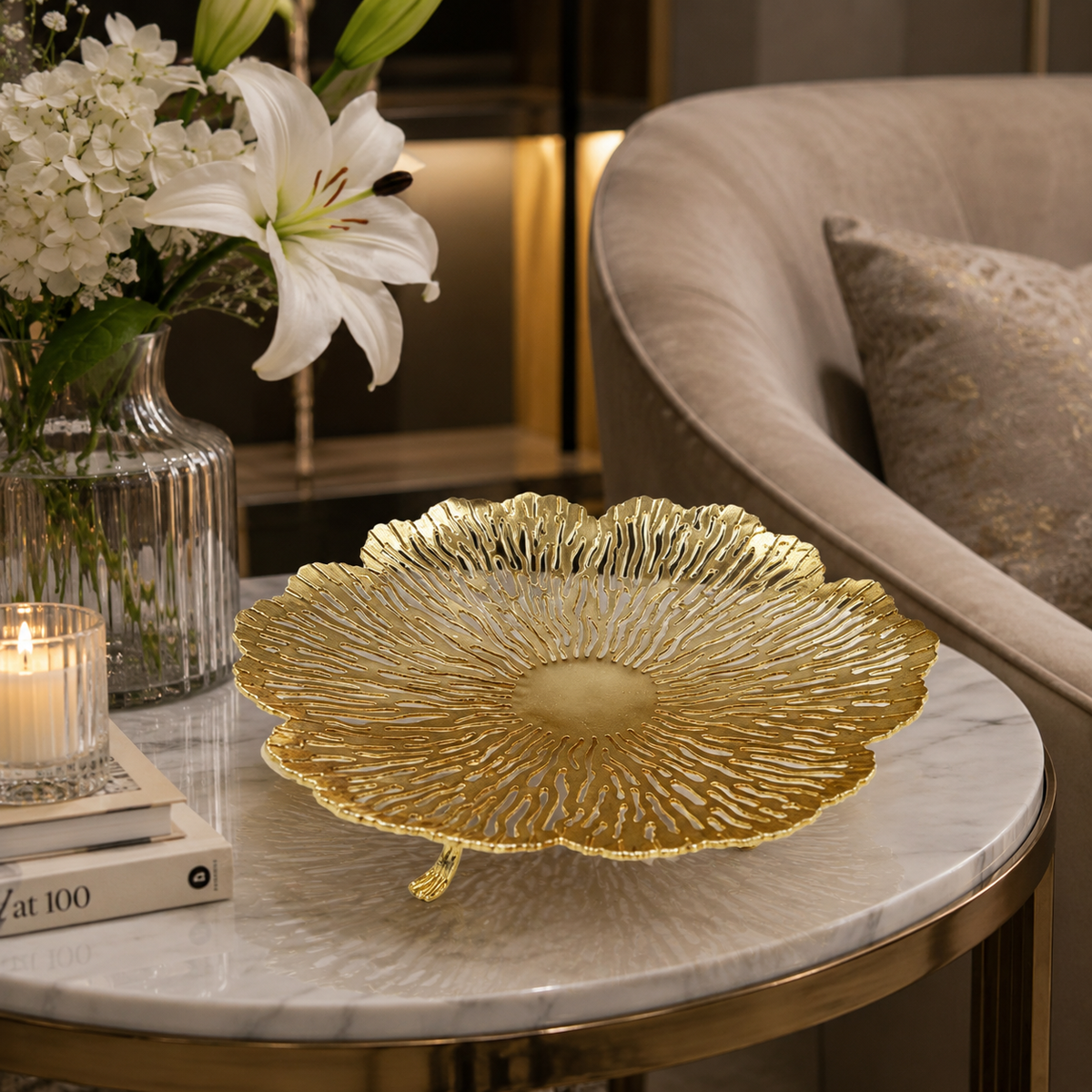 New Classic Round Tray With Stand