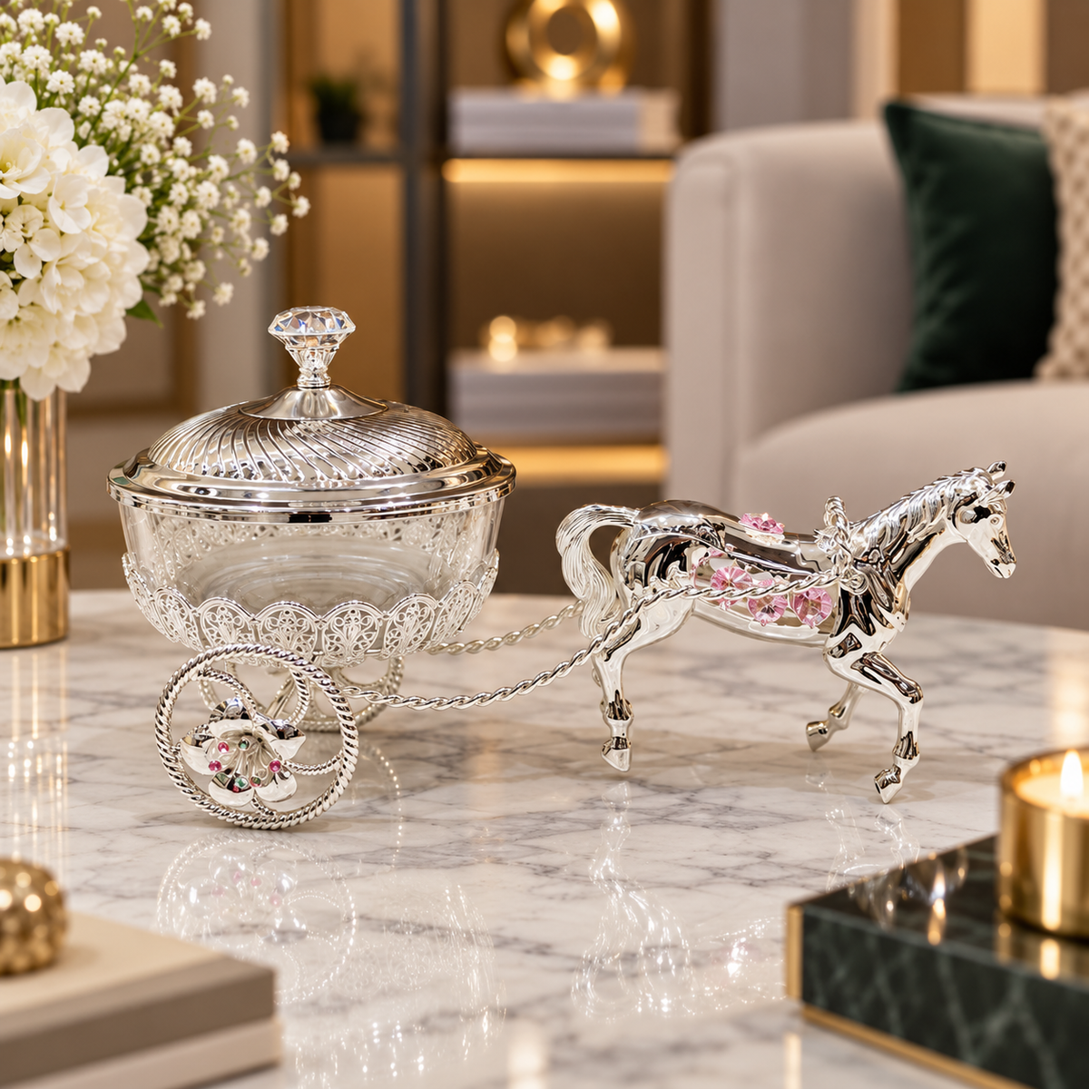 Horse Chariot Bowl
