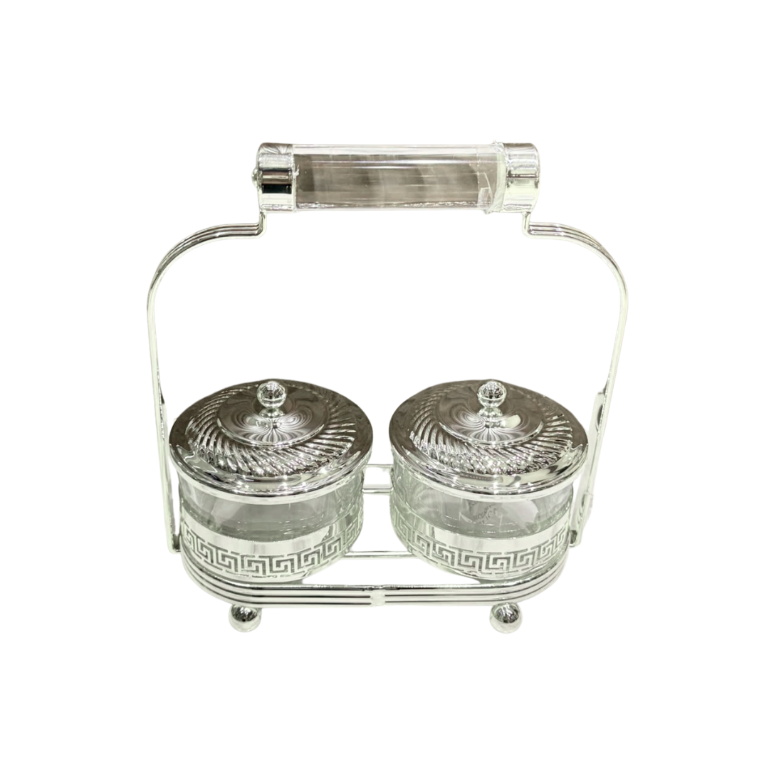 Set of 2 Regal Nut Treasure