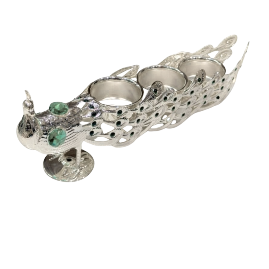 Peacock 3 in 1 Tea Light Holder