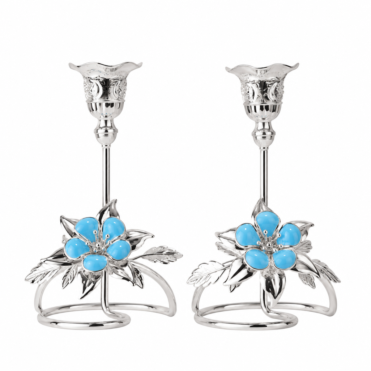Flower Candle Stand Set of 2 Small