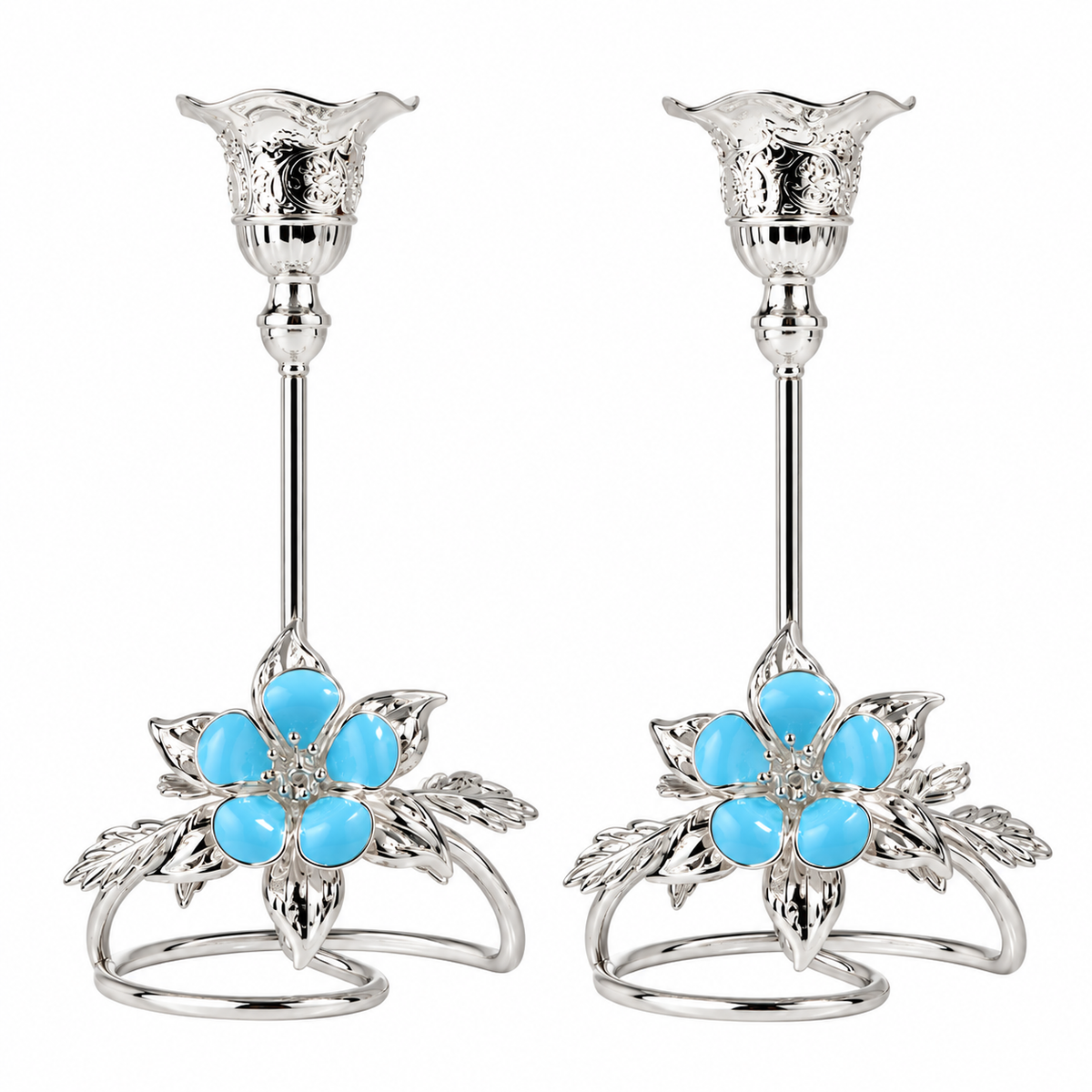 Flower Candle Stand Set of 2 Medium