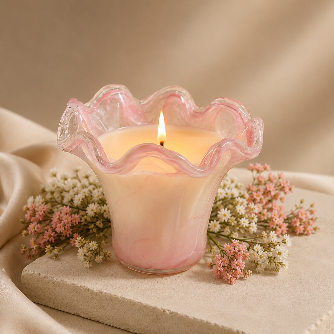 Murano Violetta candle