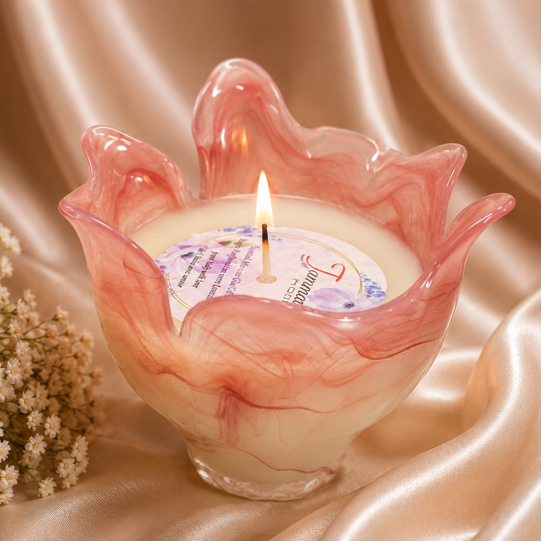 Murano Ondina candle
